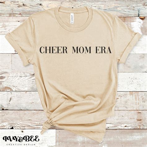 In My Cheer Mom Era Svg Cheer Svg Cheerleader Svg Cheer Mom Shirt Svg T For Mom Svg