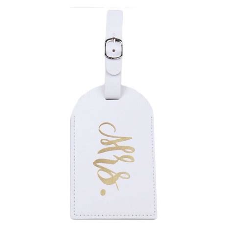 Blanc Tiquette De Bagage Pour Valise Mr Mrs Pendentif