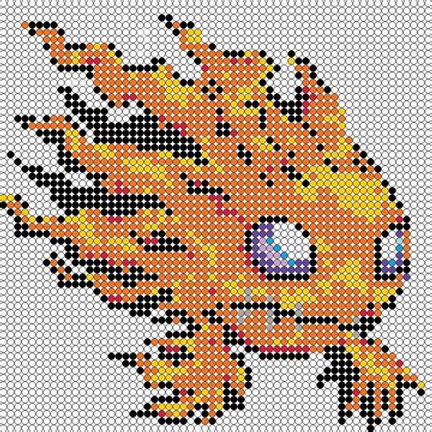 Petimeramon Digimon Perler Bead Pattern Digimon Perler Bead Patterns