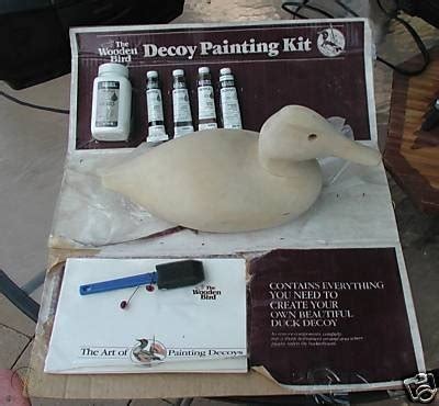 Life Size Canvasback Duck Decoy Painting Kit | #42373713