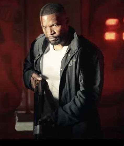 Jamie Foxx Project Power Coat | Art Coat - Jackets Expert