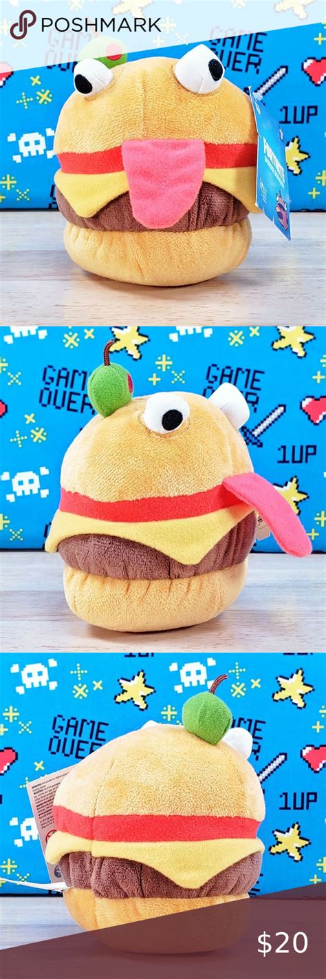 Jazwares Fortnite Durr Burger 5 2019 Collectible Gaming Plush Plush Collection Clothes Design