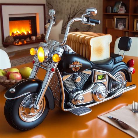 Harley Davidson Shaped Toaster A Unique Addition To Your Kitchen