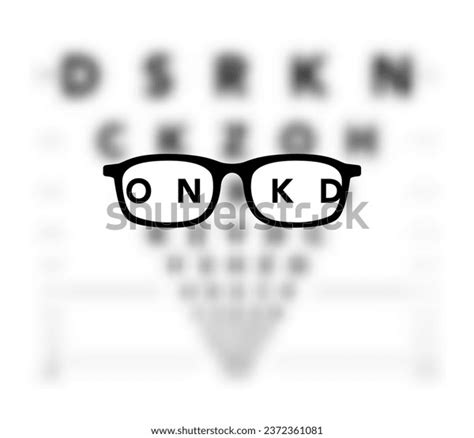 Glasses Optician Logmar Chart Eye Test Stock Vector (Royalty Free ...