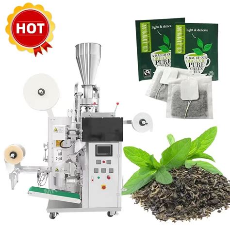 Automatic Multi Function Tea Bag Packing Machine Optional With Outer Envelope Thread And Tag