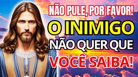 O INIMIGO NÃO QUER QUE VOCÊ SAIBA DISSO MENSAGEM DE DEUS PARA VOCÊ