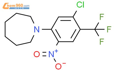 646456 34 01 5 Chloro 2 Nitro 4 Trifluoromethylphenyl Azepane化学式、结构