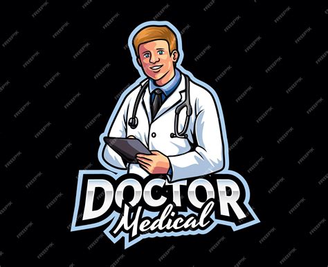 Premium Vector Doctor Mascot Logo Design