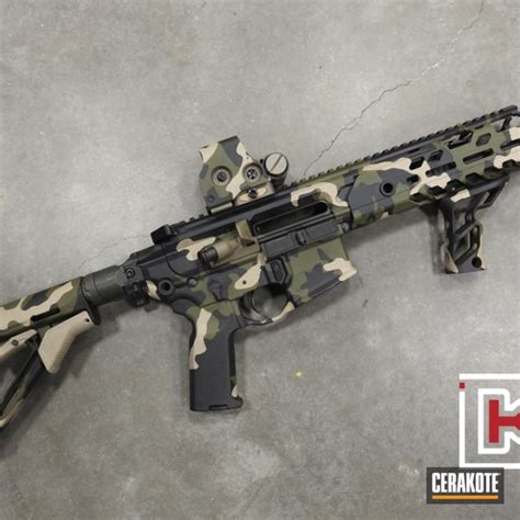 Custom Camo Sig Sauer Mcx Cerakoted Using Magpul® Od Green Benelli