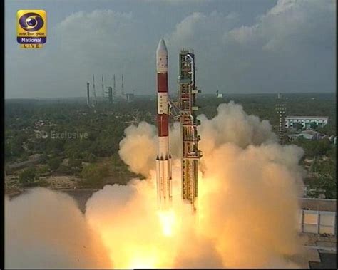 Indian PSLV Rocket Lifts Off With 104 Satellites Photos Images