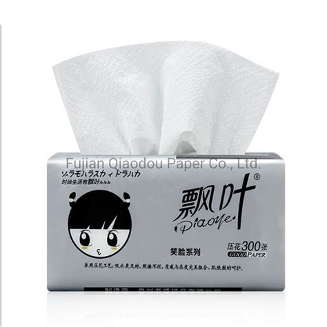 Qiaodou OEM High Quality Virgin Wood Pulp Facial Tissue Facial Tissue