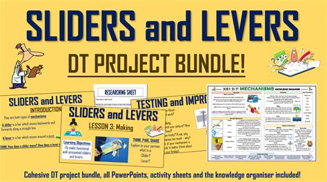 Dt Mechanisms Ks1 Sliders And Levers Bundle Teaching Resources