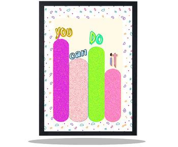 You Can Do It Motivational Classroom Poster,Motivational Wall Art ...