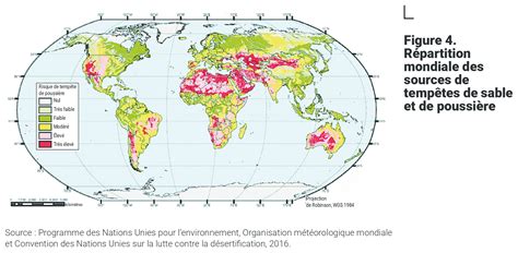 Carte Du Nuage De Sable Du Sahara