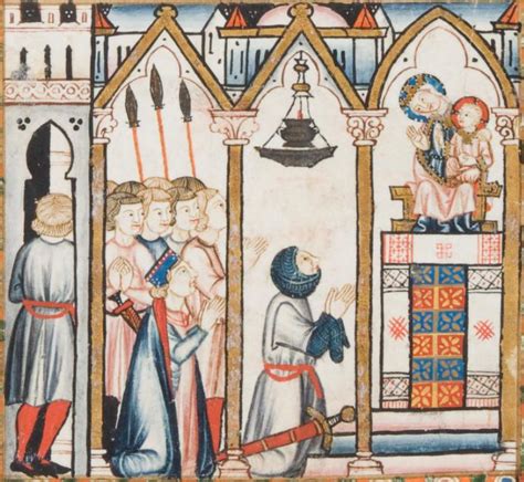 Panel 6 Of Cantiga 207 Of The Cantigas De Santa Maria Of Alfonso X As