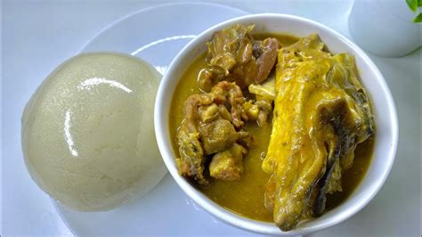 Pounded Yam Fufu Recipe Using Yam Flouryam Poundo Easiest Method