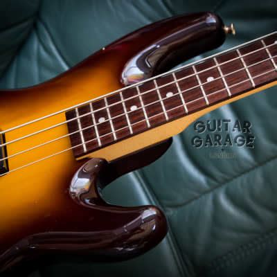 1994 Fender Japan Precision Lyte Active Bass Sienna Sunburst Reverb