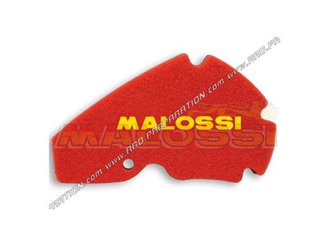 Foam Air Filter MALOSSI DOUBLE RED SPONGE For Box Maxi Scooter Original