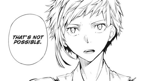 Bungo Stray Dogs Atsushi Nakajima Manga Panels Dibujo Personajes