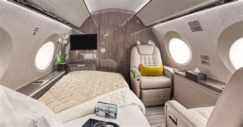 Private Jet Gulfstream G500 Interior Photo Price Rental Skyrevery