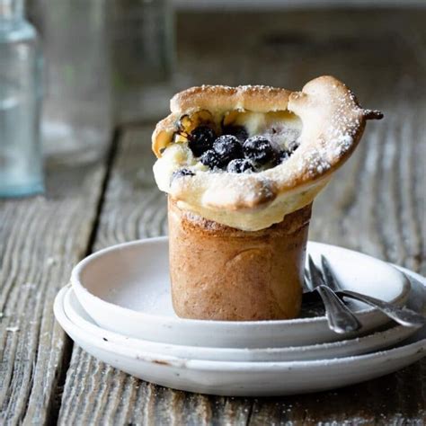 Easy Blueberry Popover Recipe