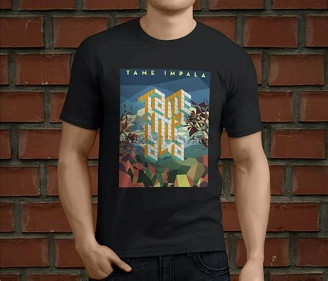 Hot Tamo Impala Camiseta Negra De Banda De Rock Australiano Para Hombre