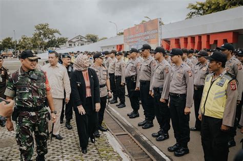 Apel Kesiapan Pasukan Pengamanan Pilkades Serentak Di Kabupaten