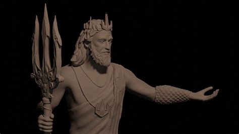 ArtStation - Poseidon - winning bet against Hades | Resources