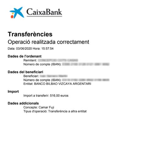 Ayudadme Es Esto Un Justificante Real De Caixabank P Gina