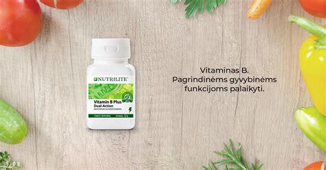 Vitaminas B Plus Nutrilite Amway Produktai Amway