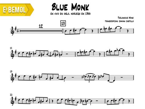 Charlie Rouse Blue Monk Eb