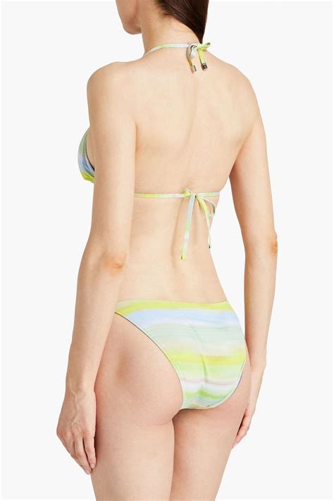 PAUL SMITH Striped Low Rise Bikini Briefs THE OUTNET