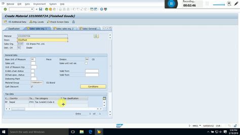 SAP S 4 HANA How To Create Material Master YouTube