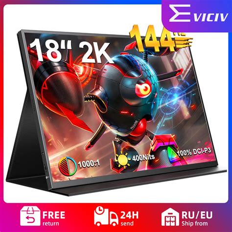 EVICIV 18 2K 100 DCI P3 FreeSync HDR 2560x1600 Monitor De Jogos Port