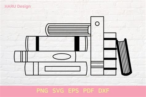 Book Outline Graphic By HARUdesign Creative Fabrica