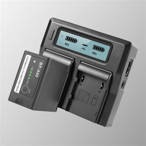 Gvm Bp A Dual Charger With Battery For Canon C Mark Ii C