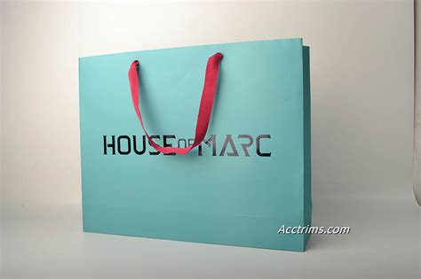 Wholesale custom printed paper carrier bags | Acctrims.com