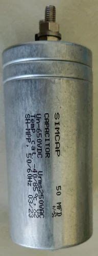 Dry Filled Dry Type Mfd Urms Vac Un Vdc Simcap Make Capacitor