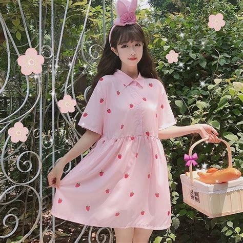 Cute Strawberry Dress In 2021 Dresses Strawberry Dress Fashion Brenda