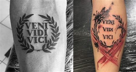 Veni Vidi Vici Tattoo Ideas And Designs With Meaning