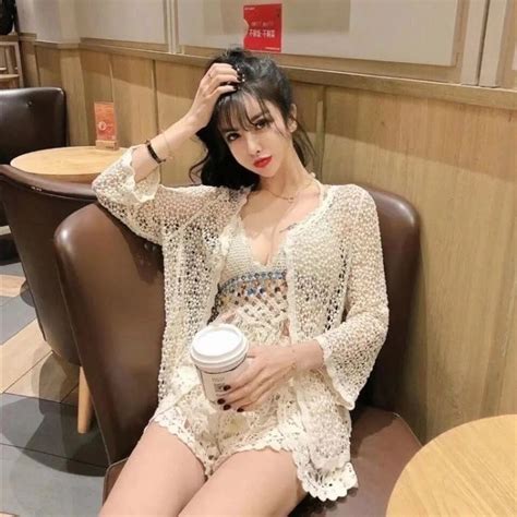 Mua Set Bikini Bộ Bơi Nữ Chi Tiết Đi Biển Có Bán Rời Họa Tiết Ren Thổ Cẩm Len Móc Áo Bra Đính