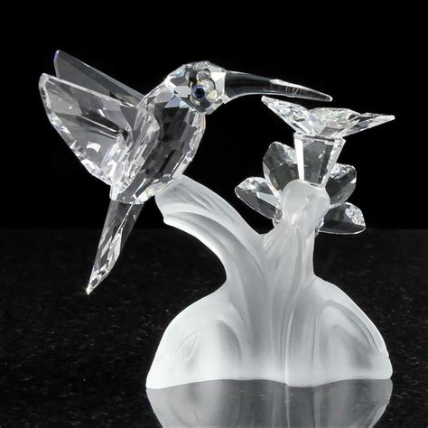 Swarovski Hummingbird Bird Figurine Collectible Austria Retired Crystal