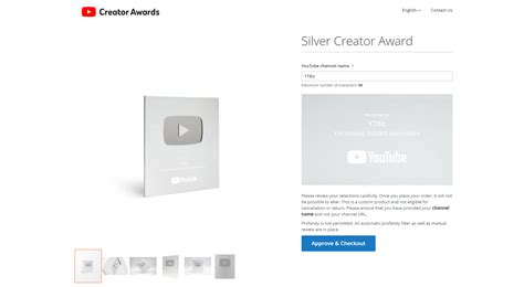 how to get silver play button