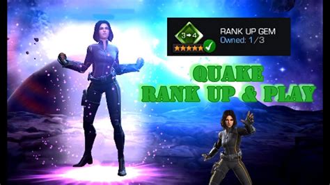 Marvel Contest Of Champions Quake Rank Up And Play5 Star Rank 4 Mcoc 마블 올스타 배틀 퀘이크 Youtube