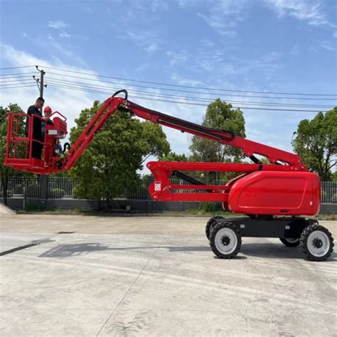 Hydraulic Truck Mounted Towable Articulated Boom Lift China