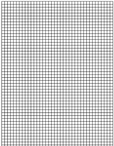 Graph Paper Template Printable