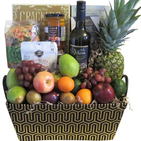 Gourmet Fruit Gift Baskets Montreal Montpetit Creations Paniers