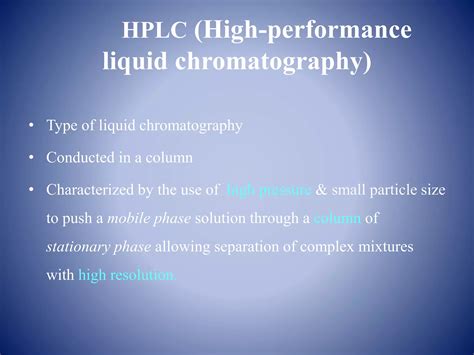 Hplc Chromatography By Dr Anurag Yadav Ppt Free Download