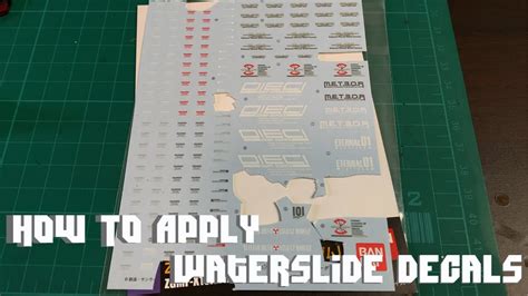 How To Apply WaterSlide Decals Shorts YouTube