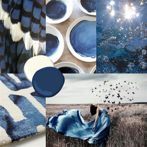 White Blue Moodboard Color Inspiration Mood Board Inspiration